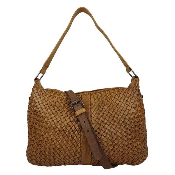 manbefair manbefair Schultertasche Cécile, Beige, – Produktbild 1 von 4
