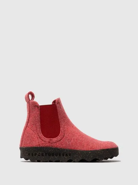 ASPORTUGUESAS Asportuguesas Filz Boot Caia, Ruby red, – Produktbild 2 von 4