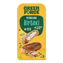 GREENFORCE Pflanzliche Bifteki, 180g – Produktbild 1 von 1