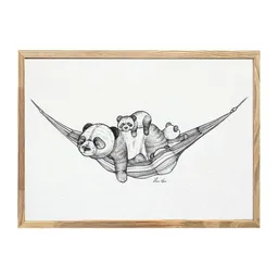LIGARTI Kunstdruck »Panda Pause« von LIGARTI | A4, A3 oder A2 | Wandbild | Poster | Kunst – Produktbild 1 von 1