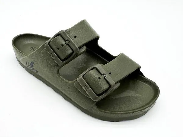 thies Vegane Ecofoam Sandale thies, Olive, – Produktbild 3 von 4