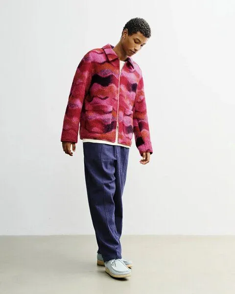 Rotholz Rotholz - Jacke Zip Jacket, Rosa( wavy pink), – Produktbild 3 von 3