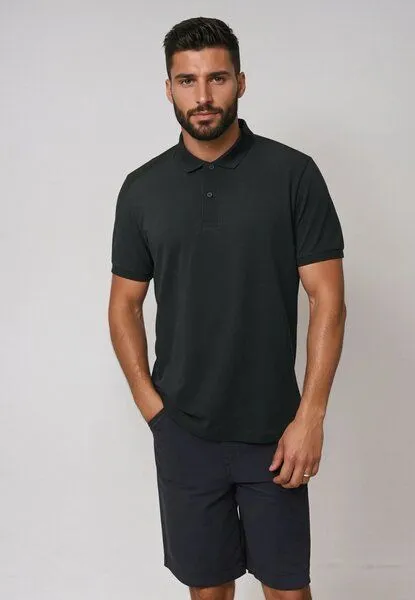 TORLAND TORLAND Herren Poloshirt COASTER, Schwarz (black), – Produktbild 2 von 4