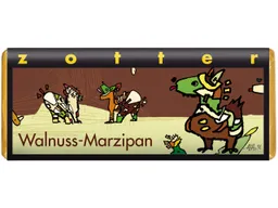 Zotter Zotter Bio-Vollmilch-Schokolade "Walnuss-Marzipan" 70 g – Produktbild 1 von 1