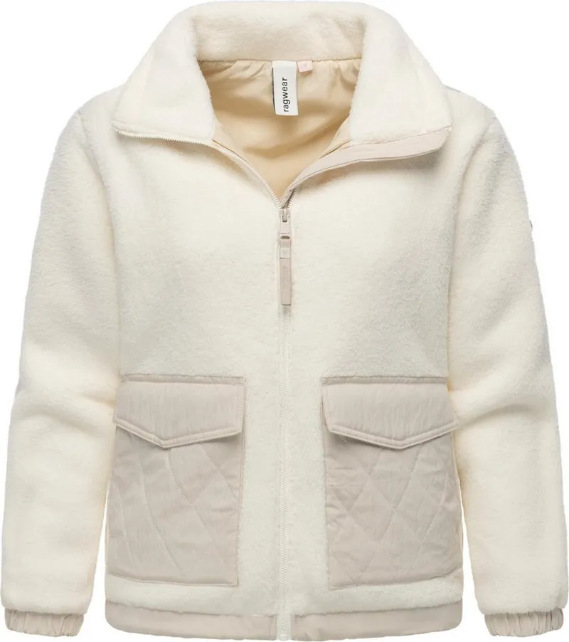 ragwear ragwear Plüschjacke Arctika II Flauschige Jacke aus Teddyfleece, Beige|braun, – Produktbild 2 von 4