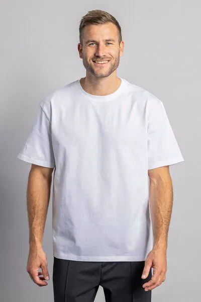 DIRTS dirts Heavy Cotton T-Shirt OVERSIZED, White, – Produktbild 1 von 3