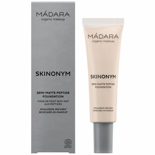 MADARA MADARA SKINONYM Semi-Matte Peptide Foundation, Porcelain (weiß), – Produktbild 1 von 1