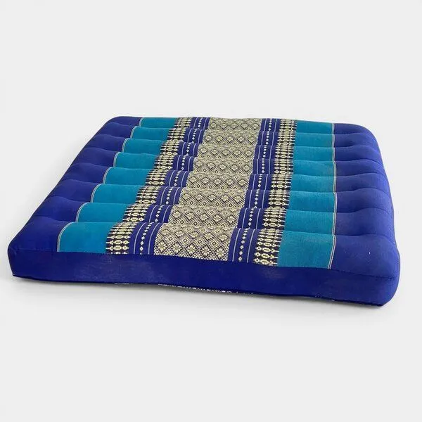 Der Lindwurm Der Lindwurm Picknickkissen mit Kapokfüllung, Hellblau/blau, – Produktbild 1 von 2