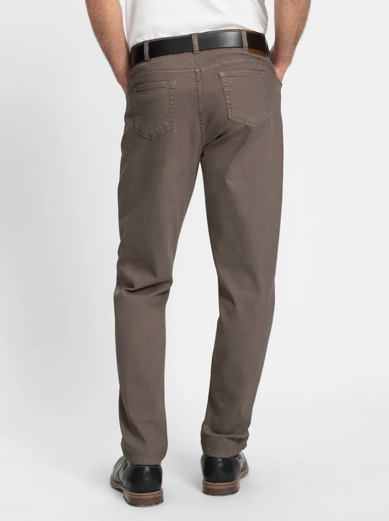 marco donati 5-Pocket-Hose, Dunkeltaupe, – Produktbild 3 von 3