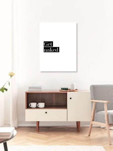 Photocircle Photocircle Poster / Leinwandbild - Get Naked No4 – Produktbild 3 von 4