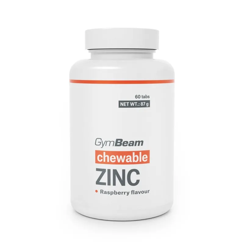 GymBeam GymBeam Zink Kautabletten 60 Tabletten Himbeere – Produktbild 1 von 1