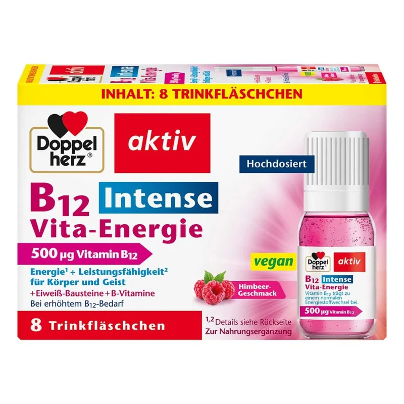 Doppelherz Doppelherz Nahrungsergänzungsmittel aktiv Intense B12 Vita-Energie – Produktbild 1 von 3