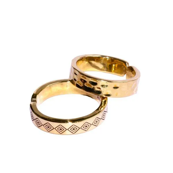 Schönes aus Indochina Schönes aus Indochina Upcycling Ring Messing – Produktbild 5 von 7
