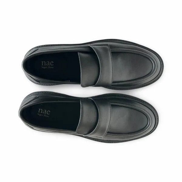 Nae Vegan Shoes Nae Vegan Shoes NAE | Cesar Vegane Slipper – Moderner Herrenstil mit Chunky-Sohle, Schwarz, – Produktbild 3 von 4