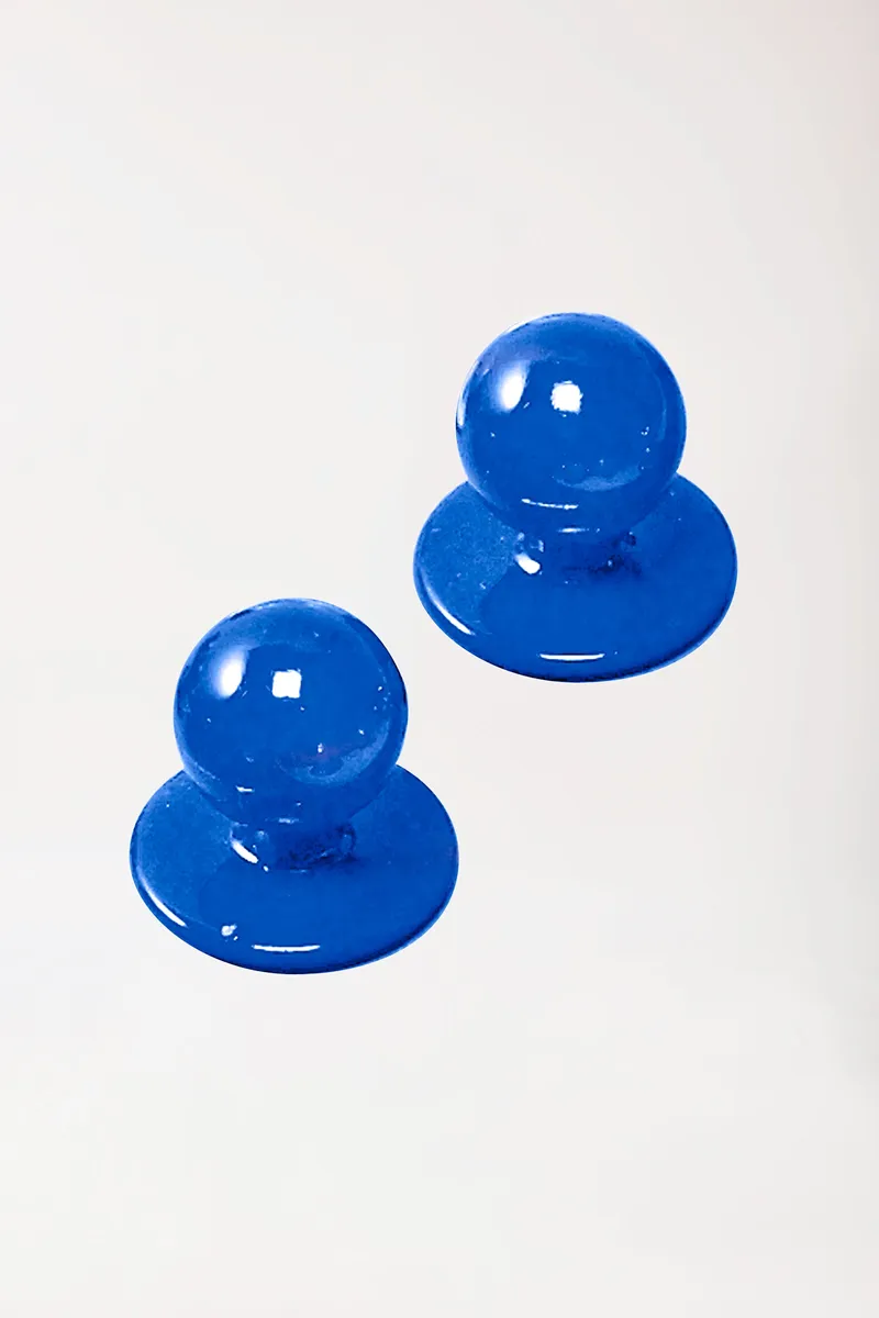 BERUFSBEKLEIDUNG Gastro Kugelknöpfe Unisex - 12 Stück, royalblau - Berufsbekleidung.de, Royalblau, – Produktbild 1 von 1