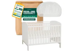 Silberkraft Silberkraft Insektenschutz für Reise- und Kinderbett – Mückennetz 150×70×90 cm – Produktbild 1 von 1