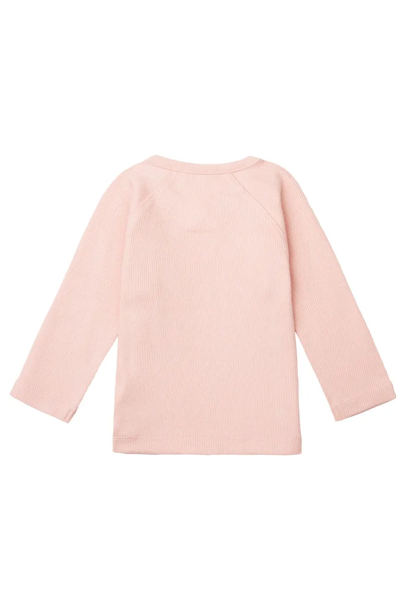 Noppies Newborn Langarmshirt Nanyuki, Rosa, – Produktbild 2 von 2