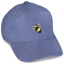 LIGARTI Bestickte Cord Cap – Esmeralda die Weihnachtsbiene – LIGARTI Tiermanufaktur – Produktbild 1 von 1