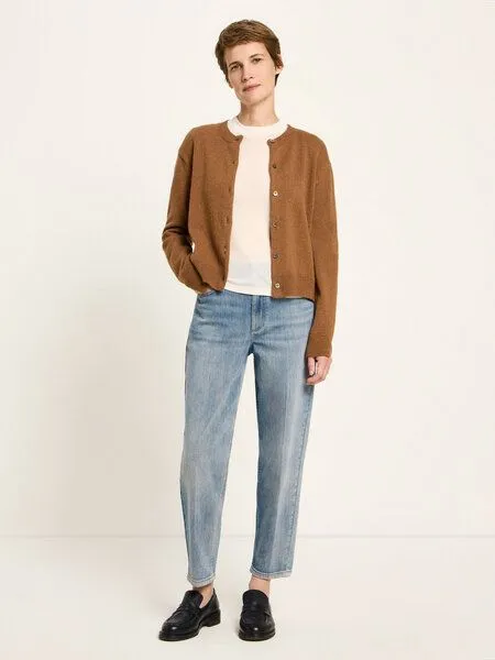 LANIUS LANIUS Boxy Strickjacke, Brown, – Produktbild 2 von 4