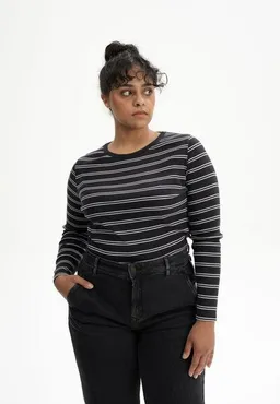 MELA MELA Ripp Longsleeve Style MEHAR aus 100% Bio-Baumwolle – Produktbild 1 von 1