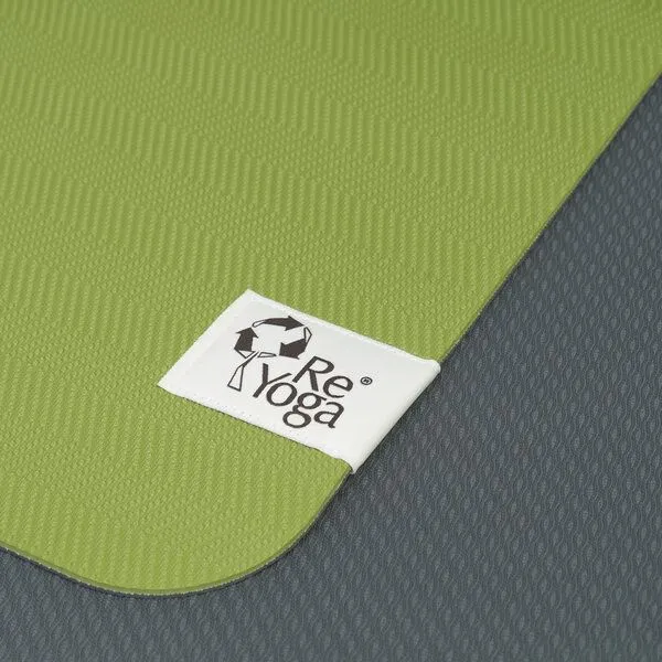 ReYoga ReYoga Free LIGHT 3mm Ökologische Yogamatte, Grün/dunkelgrau, – Produktbild 2 von 4