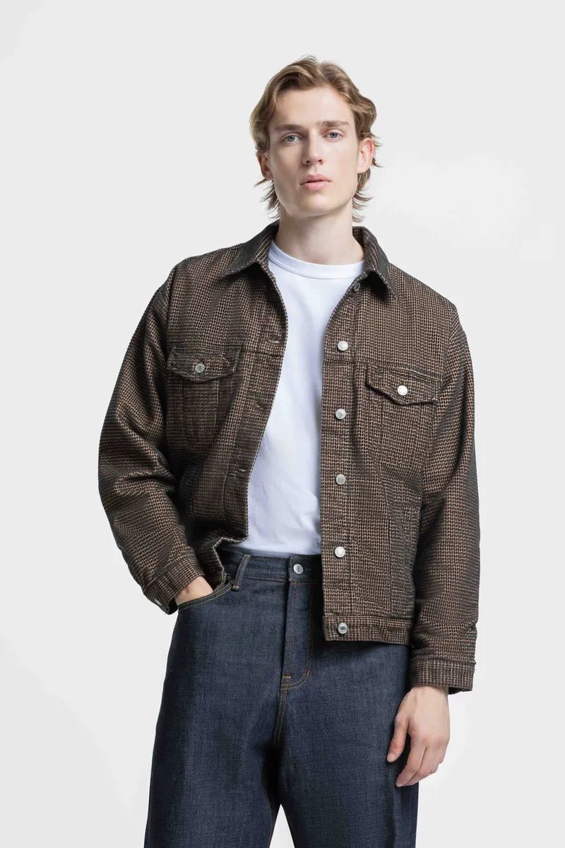 Kings Of Indigo Kings of Indigo Herren vegan Jacke Murakami Cord Winterbraun, Braun, – Produktbild 2 von 2