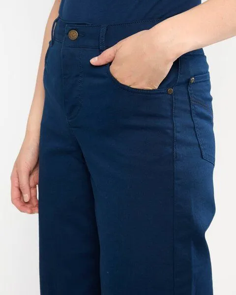 blutsgeschwister Blutsgeschwister High Waist Culotte - aus Bio-Baumwolle, Sapphire majesty blue (blau), – Produktbild 4 von 4