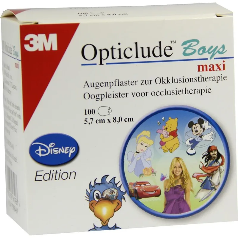 Solventum Germany OPTICLUDE 3M Disney Boys maxi 2539MDPB-100 100 St Pflaster – Produktbild 1 von 1