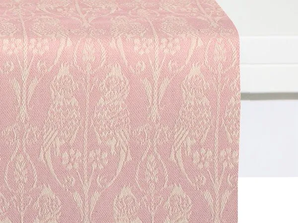 Nature by Adam Nature by Adam Tischläufer aus 100% Bio-Baumwolle - Made in Germany - Little Parrot, Rosa, – Produktbild 1 von 4