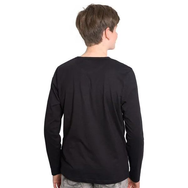HANDGEDRUCKT HANDGEDRUCKT "Scratch it!" Männer Longsleeve, Black, – Produktbild 3 von 3