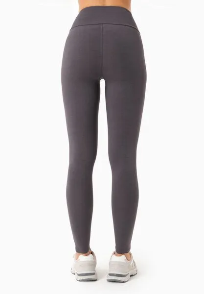 ORGANICATION ORGANICATION LUCCY | High Waist Leggings aus Bio-Baumwolle, Shadow, – Produktbild 4 von 4