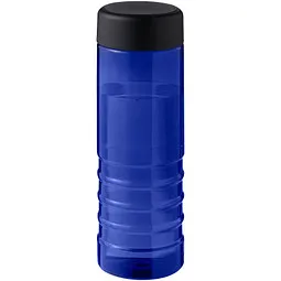 Unbranded H2O Active® Eco Treble 750 ml Sportflasche mit Drehdeckel, blau, schwarz – Produktbild 1 von 1
