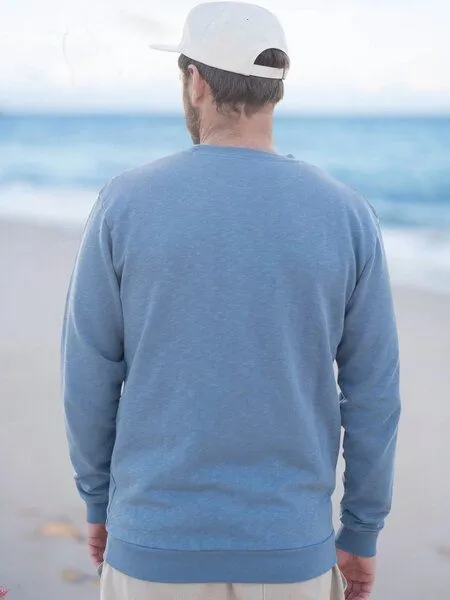 FUXBAU FUXBAU Männer fux Sweater meliert, Blau meliert, – Produktbild 4 von 4