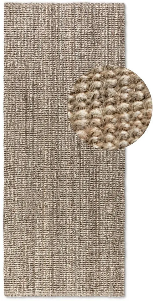 HANSE Home Teppich Jaipur Juteteppich, als Läufer und in Rund, rechteckig, Höhe: 10 mm, 100% Naturfaser, Wohnzimmer, Esszimmer, Schlafzimmer, Braun|grau, – Produktbild 7 von 7