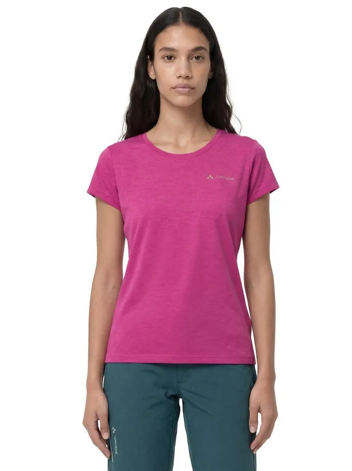 Vaude Vaude T-Shirt SE Women's Abelia T-Shirt II (1-tlg) schnelltrocknendes und funktionelles Shirt, Rosa, – Produktbild 2 von 3