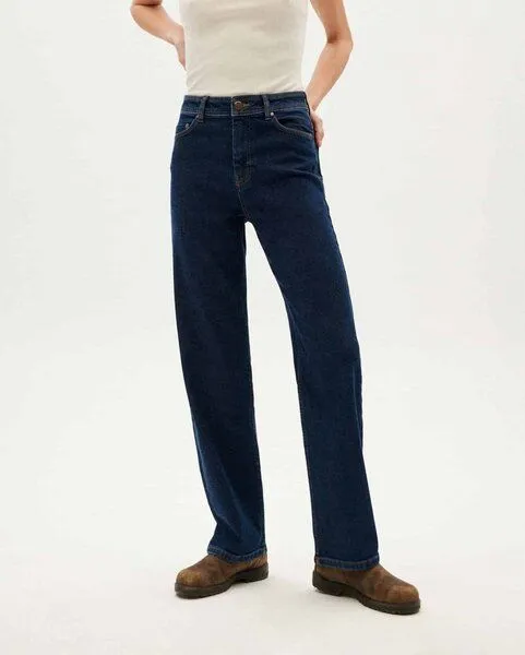 thinking mu thinking mu Hose Theresa, Denim (dunkelblau), – Produktbild 3 von 4
