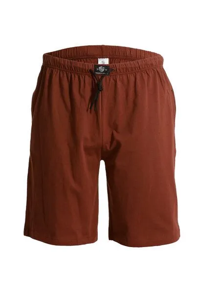Haasis Bodywear Haasis Bodywear Herren Bermuda mit Seitentaschen, Single Jersey, reine Baumwolle, Bordeaux, – Produktbild 3 von 4