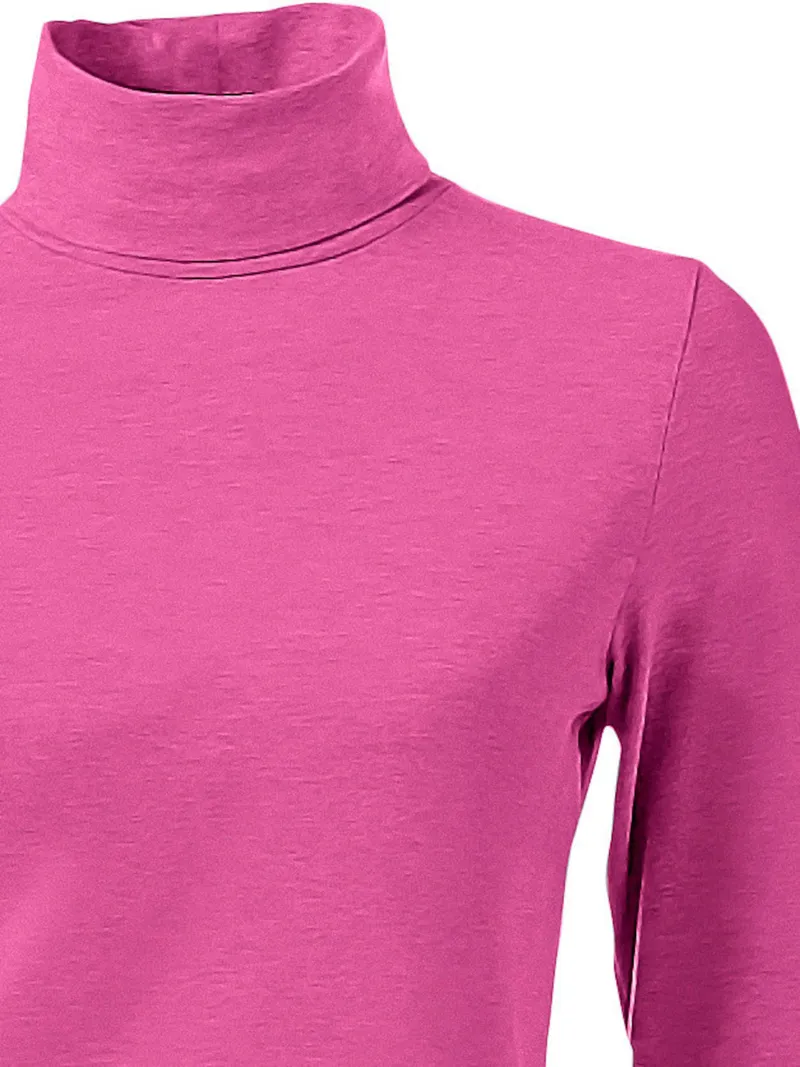 heine Rollkragenshirt, Pink, – Produktbild 1 von 2