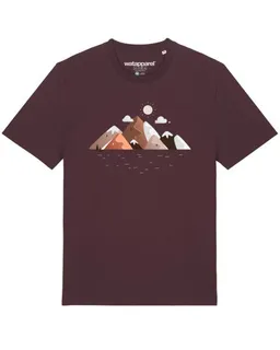 watapparel watapparel T-Shirt Unisex Mountains & Moon – Produktbild 1 von 1