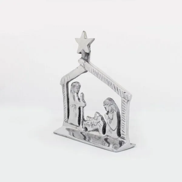 Mitienda Shop Mitienda Shop Deko-Figur Krippe aus Zinn – Produktbild 4 von 4