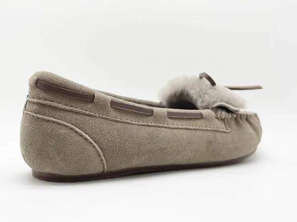 thies Mokassin aus Schaffell von thies 1856, Elephant grey (grau), – Produktbild 3 von 4