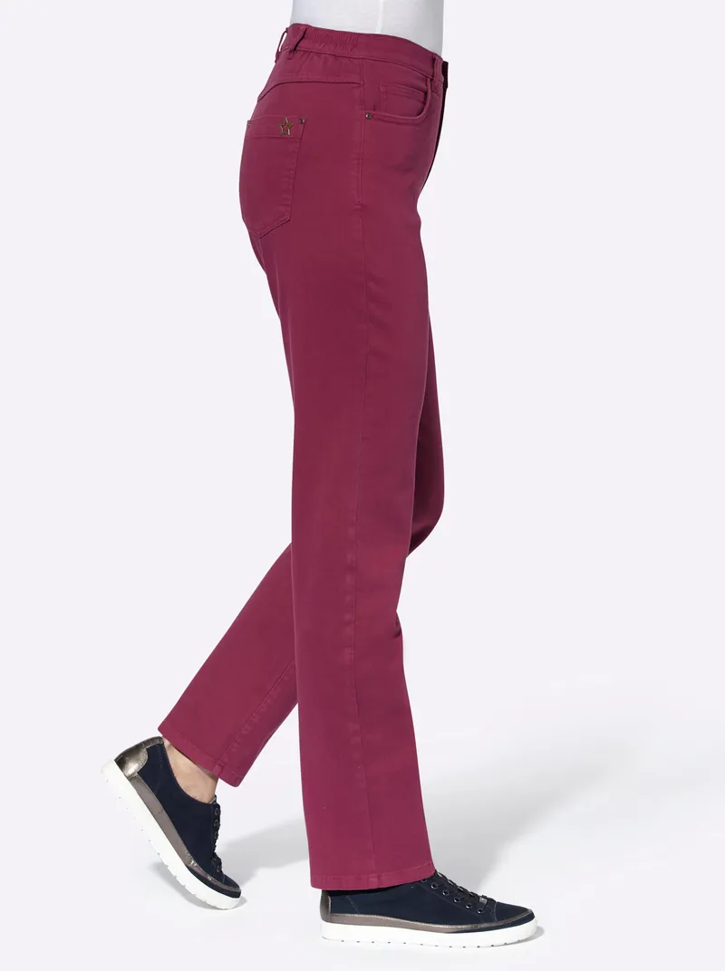 Witt 5-Pocket-Hose, Bordeaux, – Produktbild 1 von 3