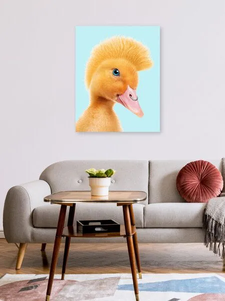Photocircle Photocircle Wandbild / Kunstdruck / Poster / Leinwand - Punk Ente – Produktbild 2 von 4