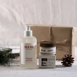 SEA ME SEA ME Veganes Gesichtsreinigungs-Duo: Mildes Reinigungsgel & Nachtpflege (in zerooo Mehrweg) – Produktbild 1 von 1