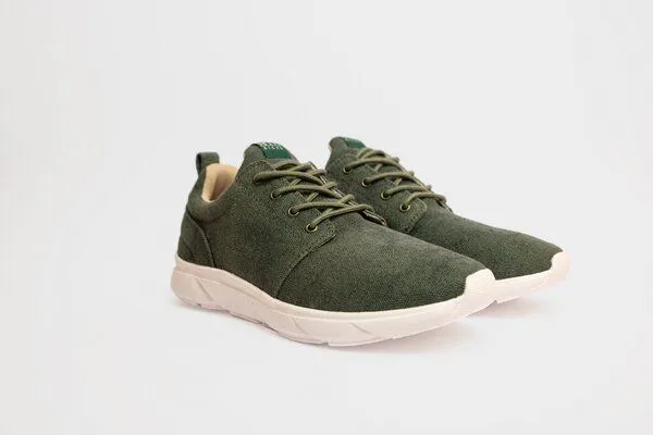 8000Kicks 8000Kicks Explorer V2 Dunkelgrün - Wasserdichte Hanfschuhe – Produktbild 2 von 4