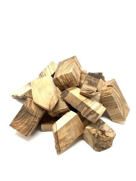 Olivenholz erleben Olivenholz erleben BBQ-Chunks oder Chips zum Smoken (1 kg) aus Olivenholz – Produktbild 1 von 8