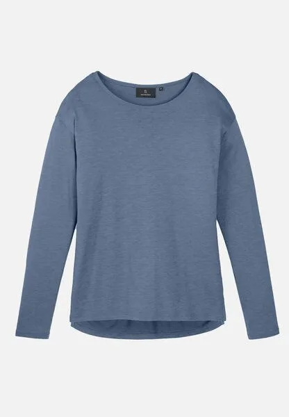 recolution Damen Longsleeve aus LENZING ECOVERO Viskose - FUCHSIA - recolution, Dove blue (blau), – Produktbild 1 von 4