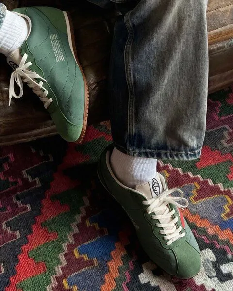MoEa MoEa Sneakers Rise - Green & Red - Corn, Green, – Produktbild 3 von 4