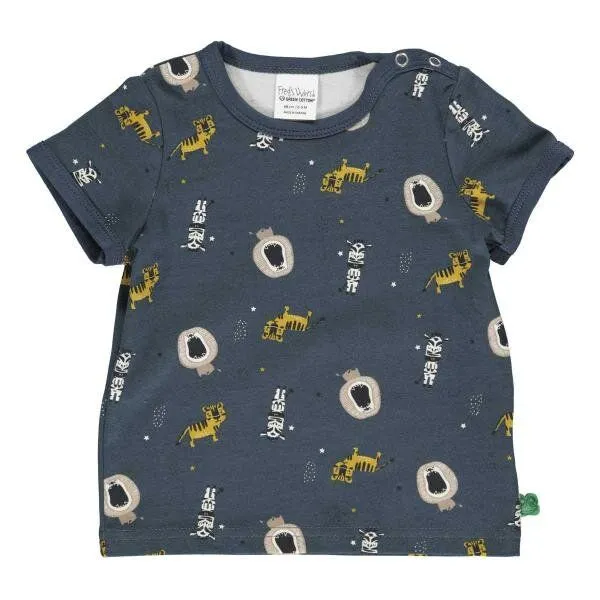 Fred's World by Green Cotton Fred's World by Green Cotton T-Shirt Animal, Blau, – Produktbild 1 von 1