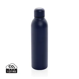 XD Collection RCS recycelte Stainless Steel Vakuumflasche, navy blau, Dunkelblau, – Produktbild 1 von 1